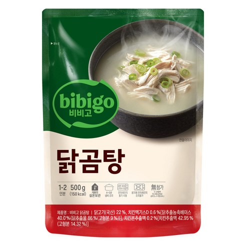 비비고 닭곰탕, 500g, 1개 - 즉석탕/찌개 | 쿠팡