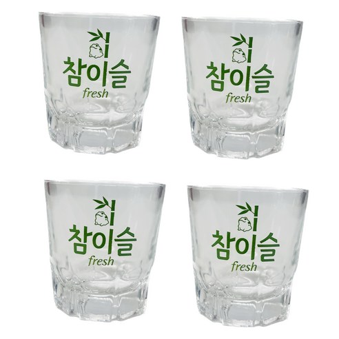 참이슬 소주잔 50ml, 4개