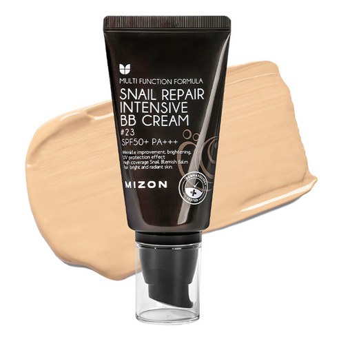 미즈온 스네일 리페어 인텐시브 비비 BB크림 SPF50+ PA+++, 23호 내츄럴 베이지, 1개
