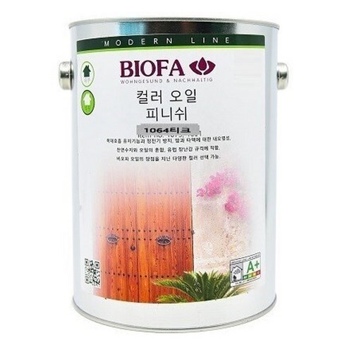 비오파 컬러 오일 피니쉬, 2.5L, 티크 1064, 1개