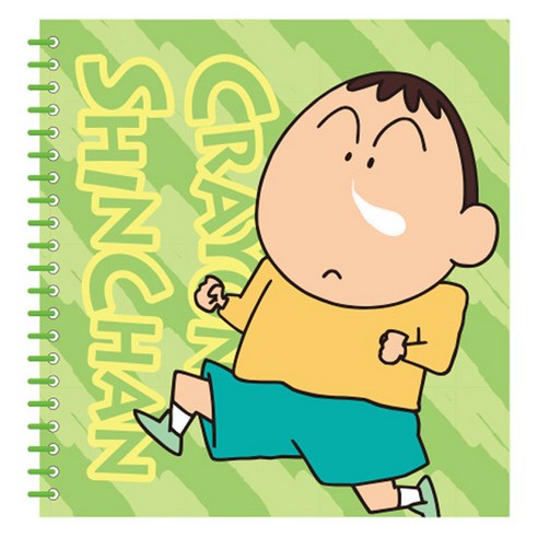 플라잉웨일즈 짱구는못말려 컬러 스프링 노트, 맹구, 1개