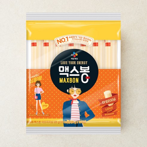 맥스봉 치즈 15p, 525g, 4개 맥스봉소시지 10 맥스봉 더오리지널 어육소시지 15개입, 525g, 2개