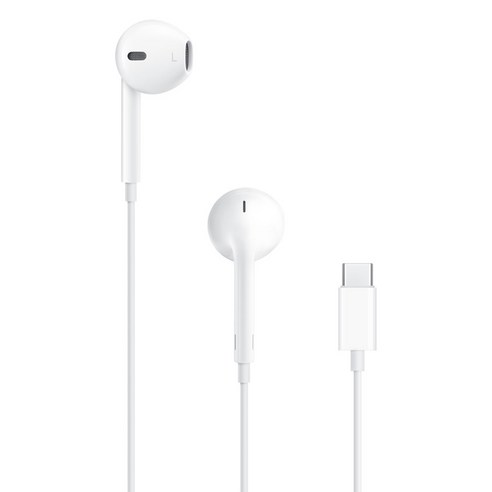 Apple USB-C 커넥터 EarPods, MYQY3ZP/A, 화이트 
가전디지털