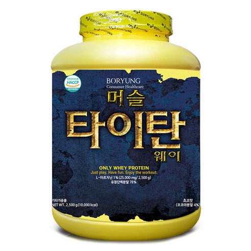 보령메디앙스 머슬타이탄 웨이 복합 프로틴 파우더, 2.5kg, 1개