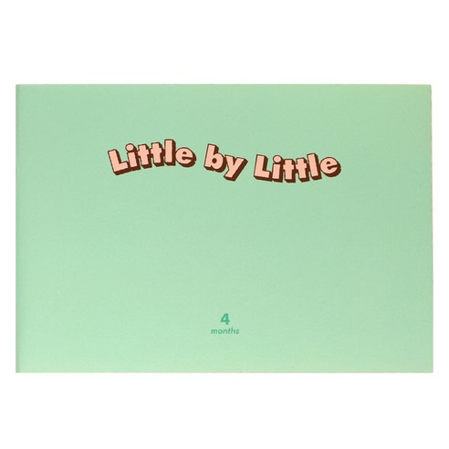 플레플레 리틀바이리틀 4개월 챌린지 다이어리 만년형, 1 민트초코, 1개