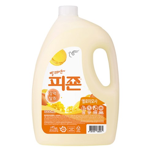 피죤 에이 섬유유연제 옐로미모사 본품, 3L, 1개