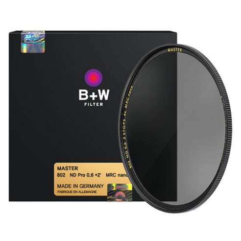 슈나이더크로이츠나흐 B+W ND 4X Master 52mm 카메라 렌즈 필터, 1개