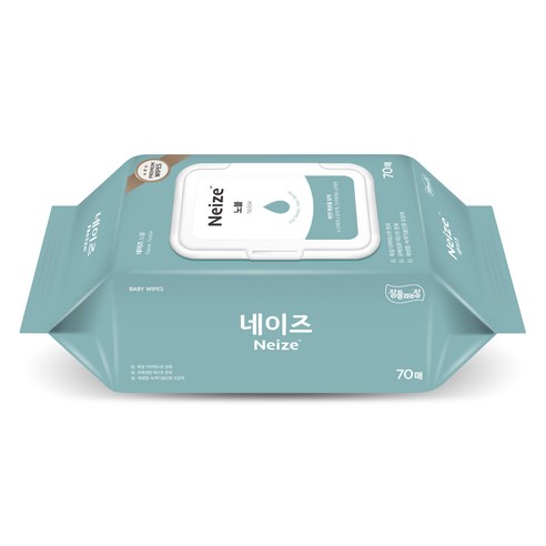 네이즈 노블 물티슈 캡형, 1팩, 70매, 73g