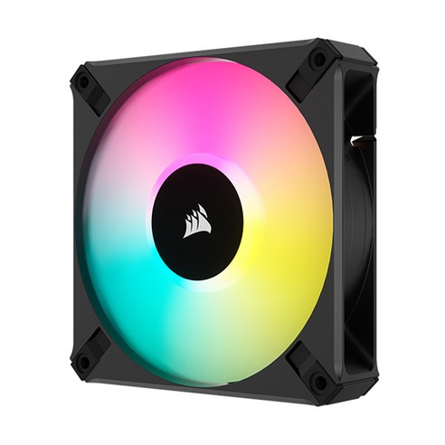 커세어 iCUE AF120 RGB ELITE 시스템 쿨러 120mm, 블랙, 1개
