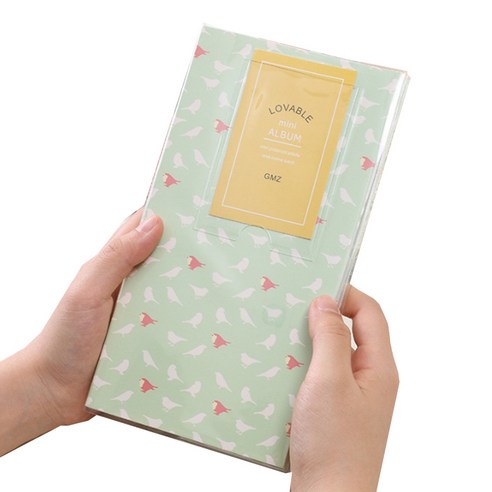 데이소이 슬림 패턴 미니 폴라로이드 앨범 9 x 6.2 cm, 09 버드, 84매