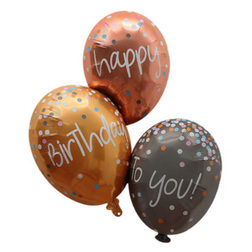 타이탄 생일 프리미엄 파티 케이크 프로포즈 이벤트 풍선, 생일 풍선 세트, 1개
