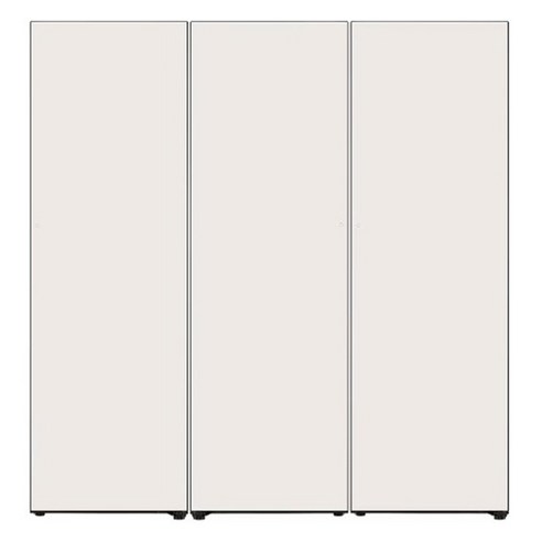 [색상선택형] LG전자 오브제 컬렉션 컨버터블 패키지 좌열림 냉장전용고 베이지 + 우열림 냉동전용고 베이지 + 좌열림 김치냉장고 베이지 + 키트 세트 방문설치, XYZ322GB3K1