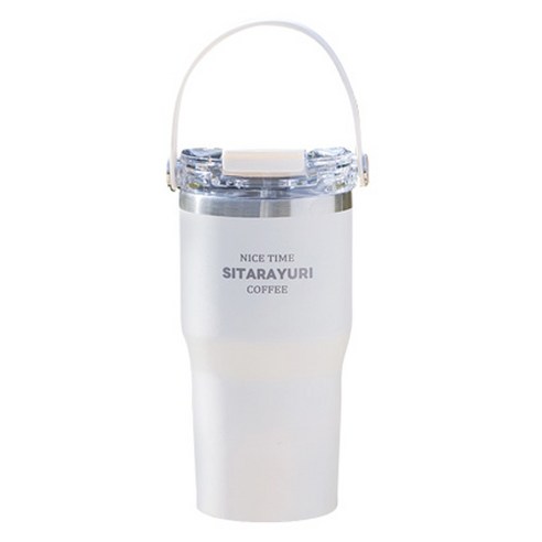 시타라유리 투웨이 보온보냉 텀블러 T37, 화이트, 1개, 600ml