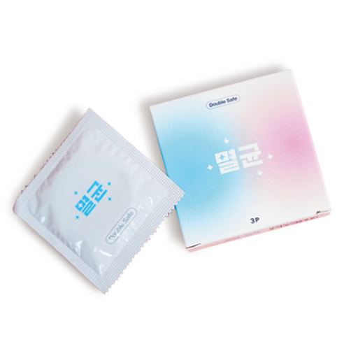 더블세이프 멸균콘돔, 1개, 3개입