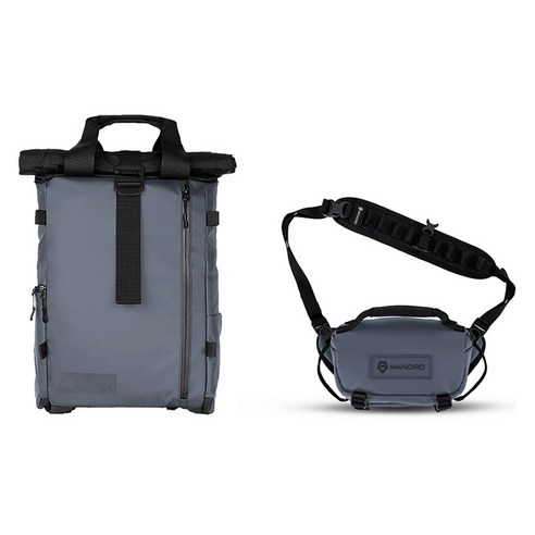 원더드 PRVKE Lite 백팩 11L + ROGUE 슬링백 3L 세트, 블루, 1세트