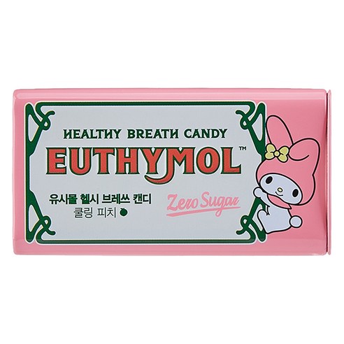 유시몰 헬시브레쓰 무설탕 자일리톨 캔디 쿨링피치, 34g, 1개