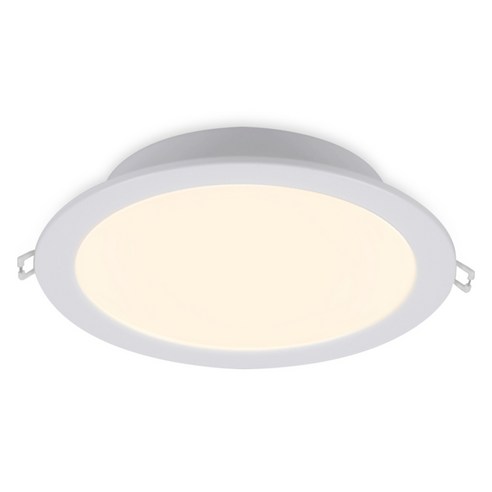 연하 LED 은가비 삼성칩 다운라이트 매입등 175 x 60 mm 15W, 전구색, 1개