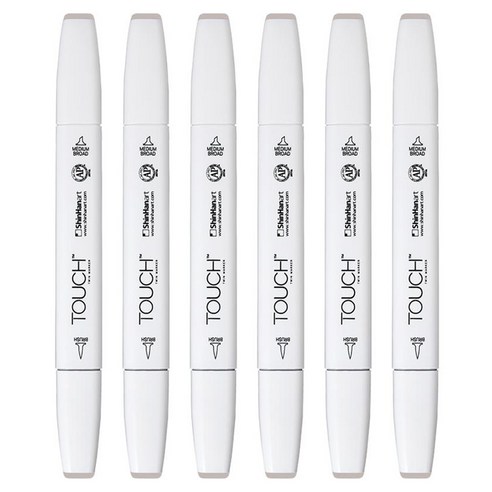 터치 트윈 브러쉬 마카 WG 3 WARM GREY, 6개, 1색