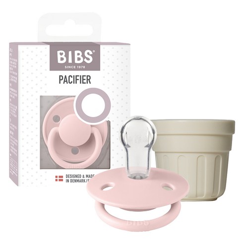 BIBS 디럭스 노리개젖꼭지 + 전용캡 세트