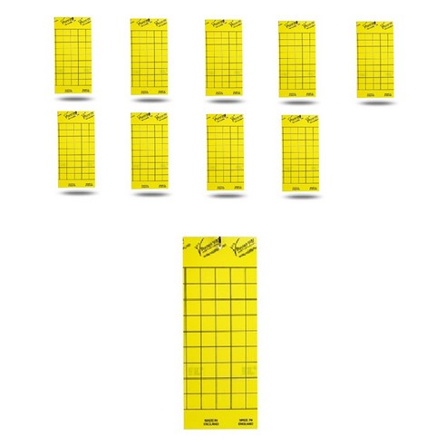 보키니 황색 판형 트랩 10cm x 25cm, 400g, 10개