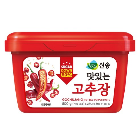 신송 당류와 칼로리를 줄인 맛있는 고추장, 500g, 1개