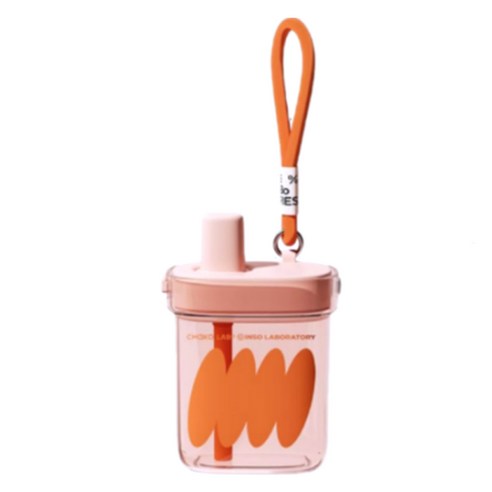 차코랩 BOBO 트라이탄 텀블러 스퀘어컵, 핑크, 1개, 780ml