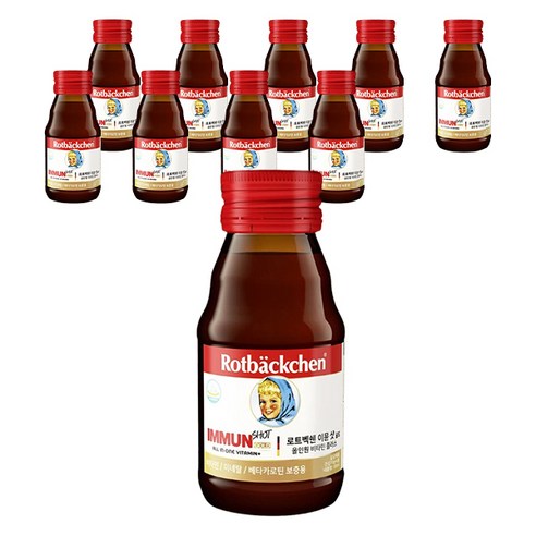 로트벡쉔 이뮨샷 골드 올인원 비타민 플러스, 60ml, 10개