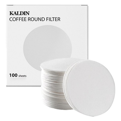 칼딘 모카포트 여과지 더치커피기구 올 라운드 포터필터 82mm, 100개입, 1개