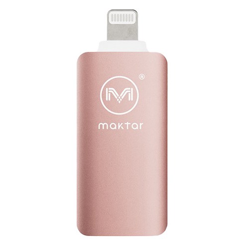 막타 피코나이저4 메모리 듀얼 OTG USB 128GB, 로즈골드, 1개, MKP4-RG-128G