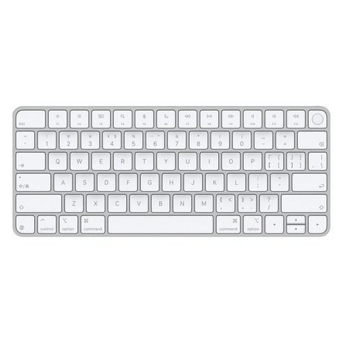 Apple 2024 Touch ID Magic Keyboard, 화이트, MXCK3KC/A