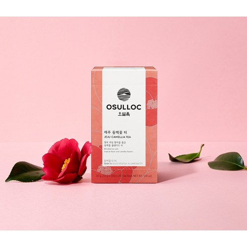 겨울, 향긋한 동백꽃 티백으로 따뜻한 힐링 티타임을!