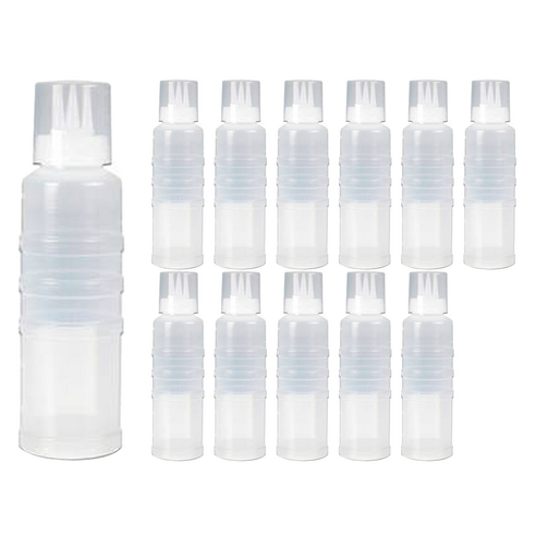 리빙패밀리 잘라쓰는 뚜껑소스통 3구, 600ml, 12개