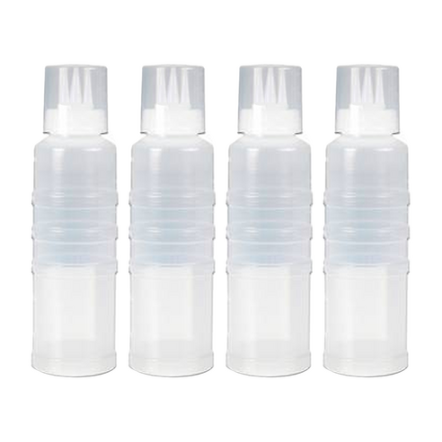 리빙패밀리 뚜껑 잘라쓰는 소스통 3구, 600ml, 4개