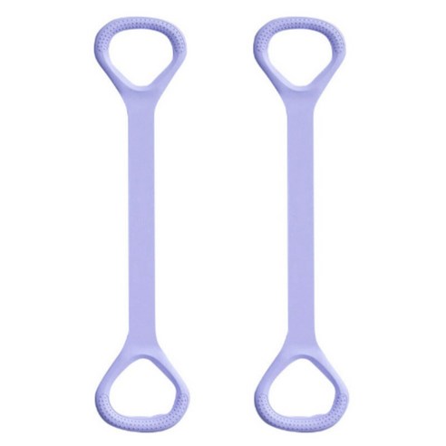 오코로 고탄력 요가 필라테스 스트레칭 밴드, 퍼플, 2개, 38cm