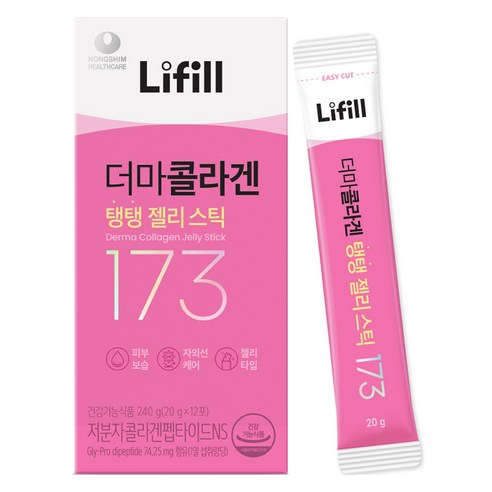 라이필 더마콜라겐 탱탱 젤리 스틱 12p, 240g, 1개
