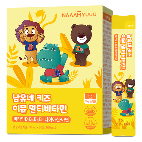 남유네 키즈 이뮨 멀티비타민 30p, 1개, 300ml