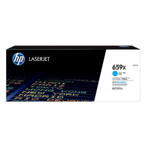 HP 정품 토너 W2011X No.659x, 시안, 1개