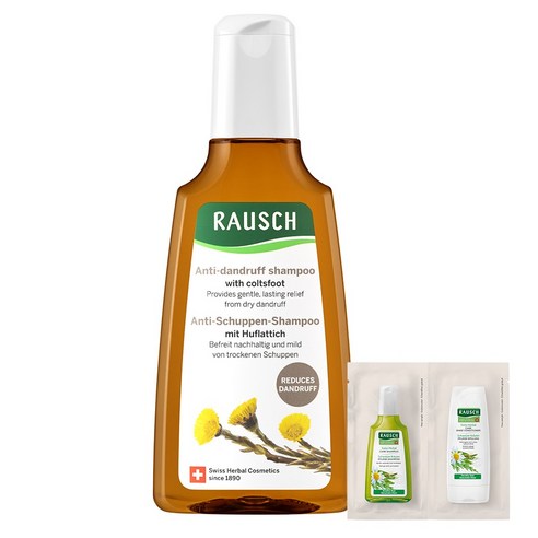 라우쉬 콜츠푸트 안티 댄드러프 샴푸 200ml + 허벌 케어 샴푸 12.5ml + 허벌 케어 컨디셔너 15ml 세트, 1개