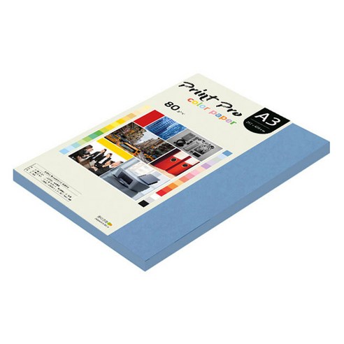 종이문화 프린트프로 칼라복사지 No 17 딥블루, A3, 125개