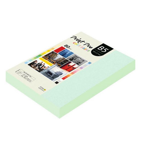 종이문화 프린트 프로 칼라복사지 No.14 블루 80g, B5, 340개
