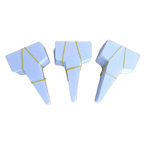 식물이름표 사각 4.2cm 300p, 300개, 흰색