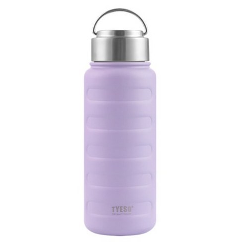 타이소 히키스 톨사이즈 스텐 보온병, 퍼플, 1L, 1개