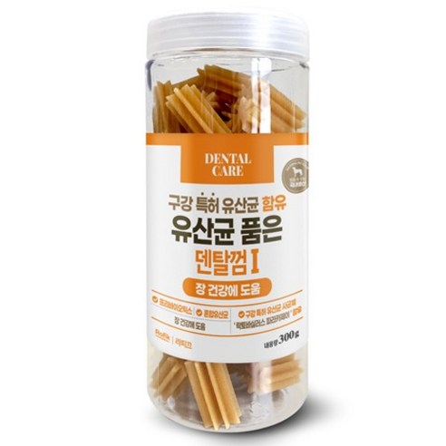 라피끄 강아지 유산균 품은 덴탈껌 I, 장 건강, 300g, 1개