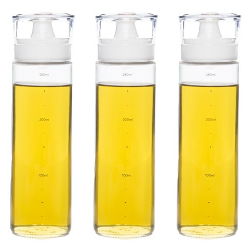 키텐실 시노글라스 I형 오일병 크림 화이트, 3개, 300ml