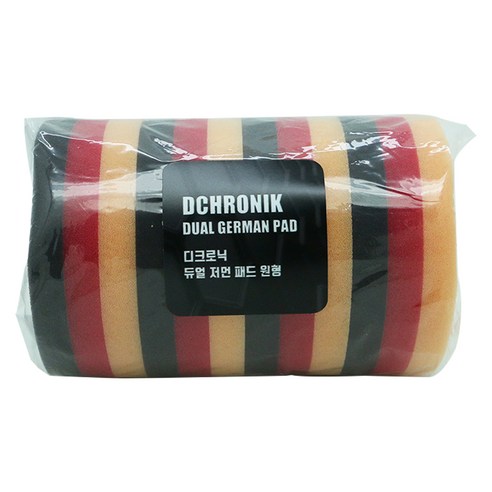 디크로닉 저먼패드 원형 4p, 오렌지, 4개