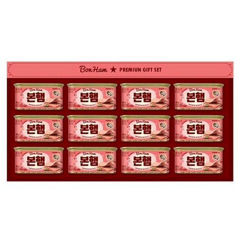 한성기업 본햄 200g x 12p 1호 선물 세트, 1세트