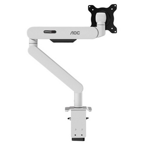AOC 싱글 모니터 암 AM402, 화이트, 1개