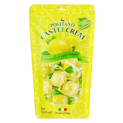 포지타노 카스텔크렘 레몬사탕, 50g, 7개