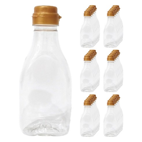 대경 소스 사각 캐찹 페트병 + 골드캡 세트, 60개, 250ml