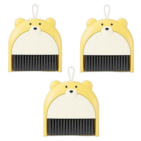 탑피아 가벼운 빗자루, 노란 곰, 3개